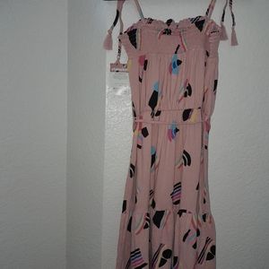 Takepride Women's Pink Geometric Pride Flag Dress Size S